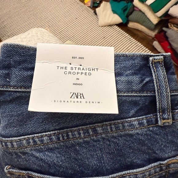 Zara dark denim NWT size 4 jeans - Picture 4 of 4